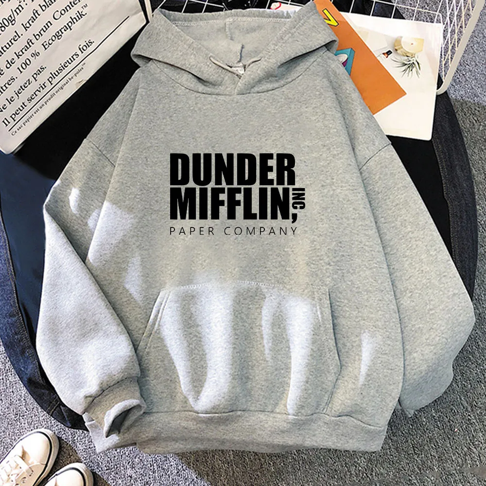 The Office Dunder Mufflin Hoodie Long-sleeved Fashion Sweatshirt Unisex with Hooded Aldult Clothing Наша Толстовка Fleece Hoody