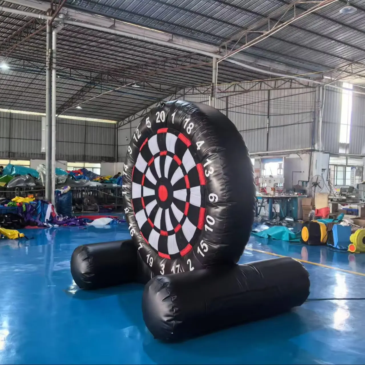 Factory Price Commercial Christmas Outdoor PVC Inflatable Soccer Dartboard Games Waterproof Durable