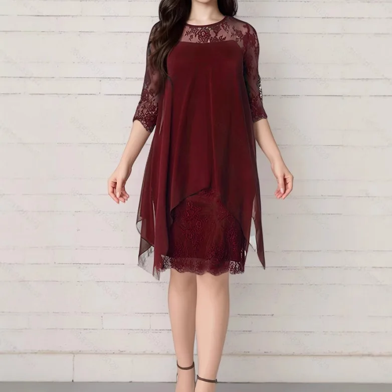 loose fitting dresses stylish Women's Maxi Dress Linen-feel Dresses Faux Cotton Linen Shift Dress Shirt Dress Stylish Basic Casual
