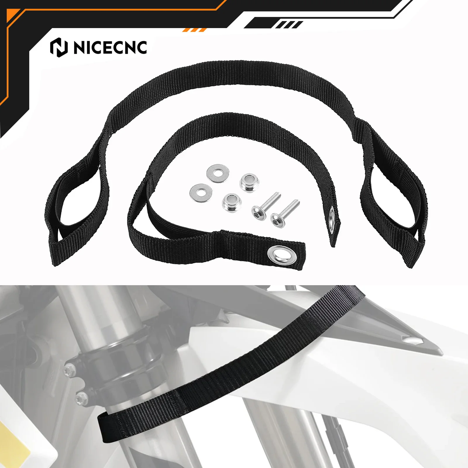 

NICECNC для KTM EXC 300 EXCF 350 XC-W 500 EXC 250 2017-2019 SX 125 SXF 450 XC 300 XCF 250 2016-2018 Ремень для переднего и заднего крыла