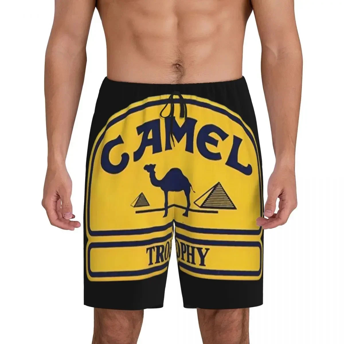 Custom Printed Men  Trophy Pajama Bottoms Sleepwear Pjs Sleep Shorts with Pockets