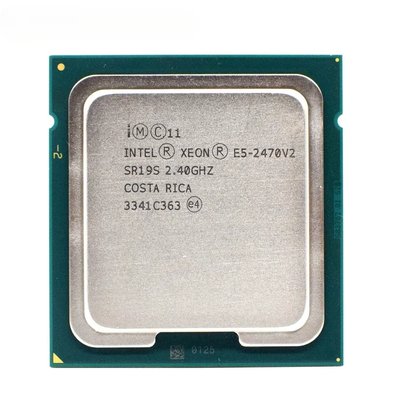 Used Intel Xeon E5 2470v2 E5 2470 V2 2.4GHz Ten-Core Twenty-Thread CPU Processor 25M 95W LGA 1356