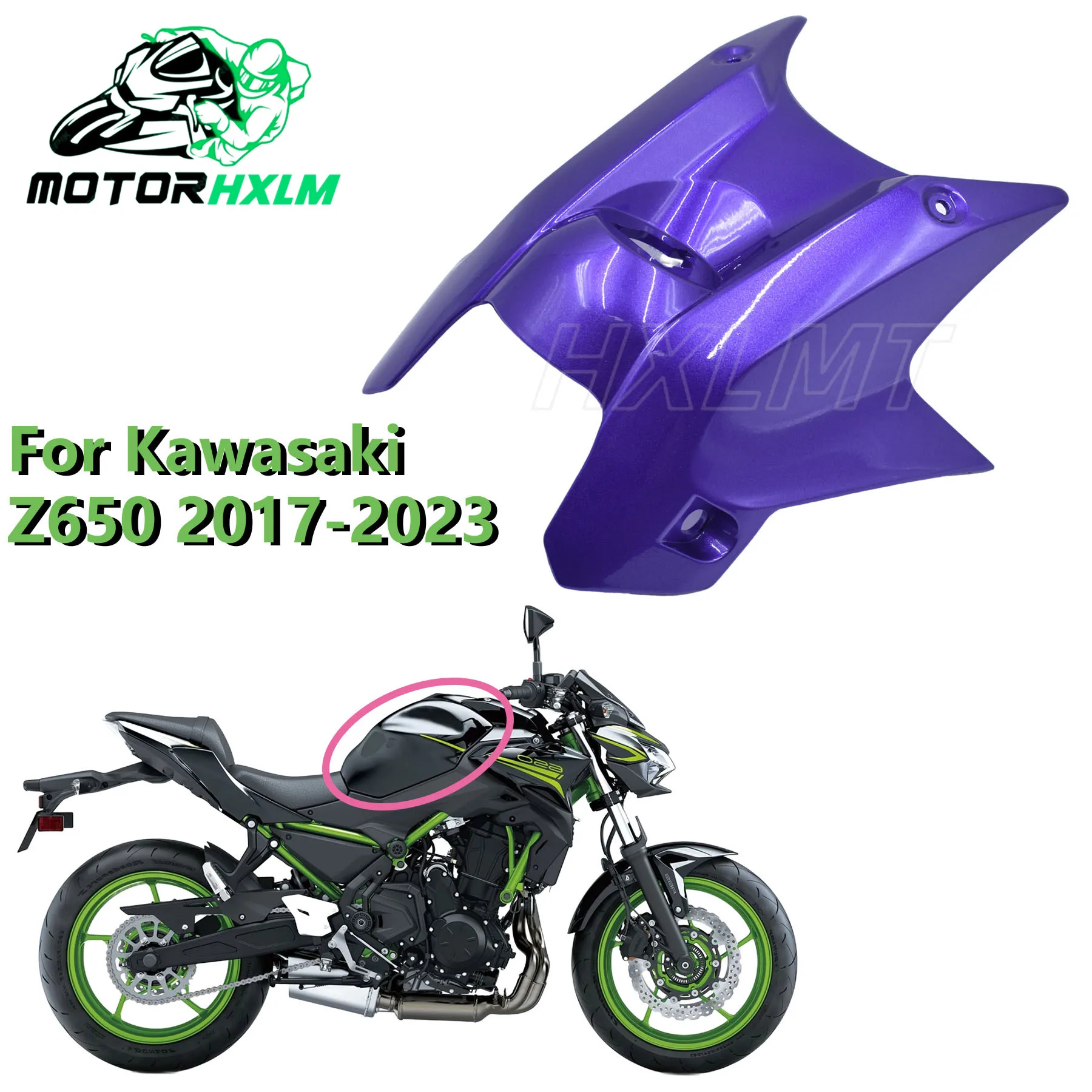 Fit For KAWASAKI Z650 20 21 22  NINJA650 Z650 2017-23 Motorcycle Fuel Gas Tank Fairing Cowl Key Hole Ignition Switch Lock Cover