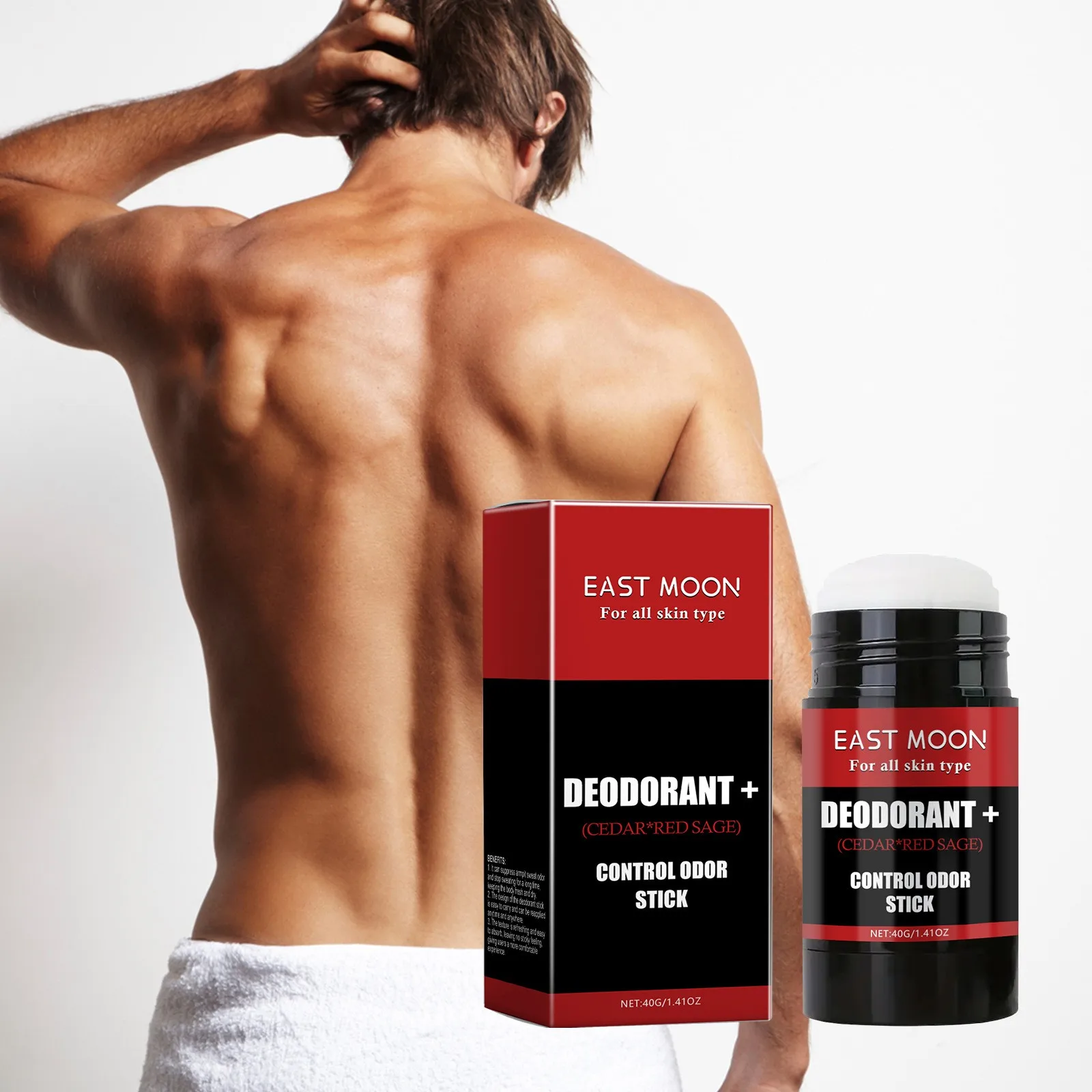 Stick Deodorant Mens Stick Deodorant Whole Body Deodorant Stick Odor Control Long-Lasting Armpit Odor Remove Sweat Refreshing