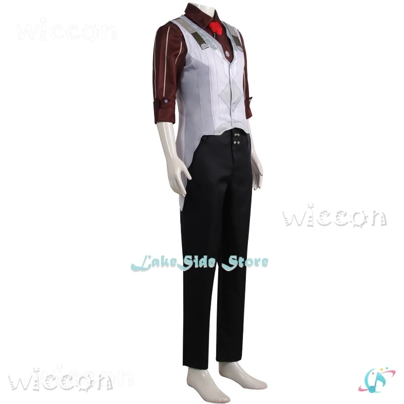 Viktor Arcane Cosplay Costume Anime LOL Shirt Vest Pants Wig Victor Outfits Mens Suit Halloween Carnival Party Disguise Clothes