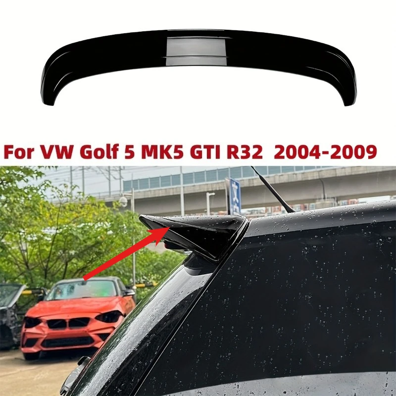 

Car Trunk Tail Wing for Volkswagen Golf 5 MK5 GTI R32 2005-2009 Rear Roof Spoiler Wing Body Kit Splitter Lip Trim Modification