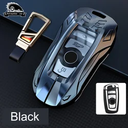 NEW Zinc Alloy Car Key Case Cover Shell For BMW 3 4 5 Series 320i 530i 550i F20 F21 F30 F31 F25 F01 F02 M3 Keychain Accessories
