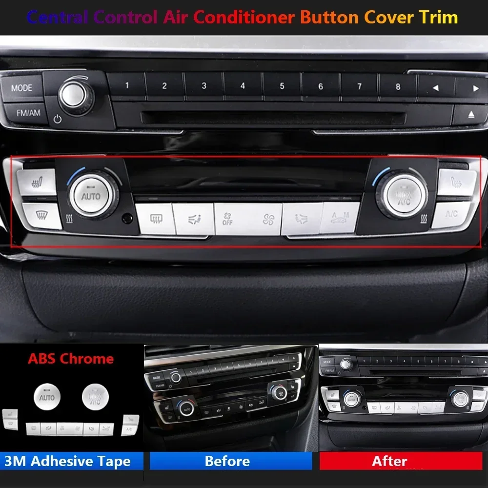 

For BMW 1 3 4 Series 3GT F30 F31 F34 F32 F33 F36 F20 F21 Car Center Console Panel Interior Stickers Protector Cover Accessories