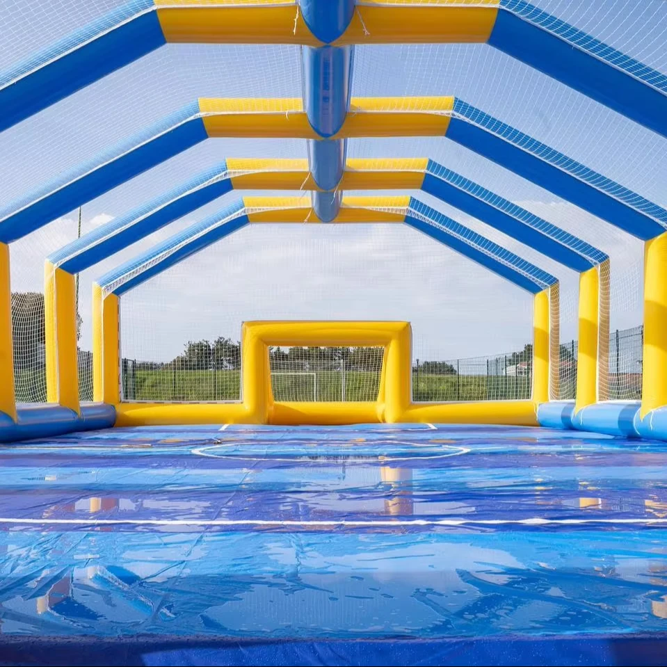 Portable Inflatable Football Field for Kids and Adults, Inflatable Soccer Field for Backyard Funpromote sales
