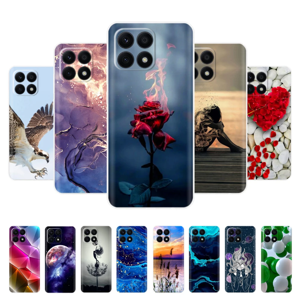 Phone Case For Huawei Honor X8b Back Cover Case Shockproof Black Silicone Soft Fundas For Honor X8b 4G 2023 HonorX8b X 8B Cases