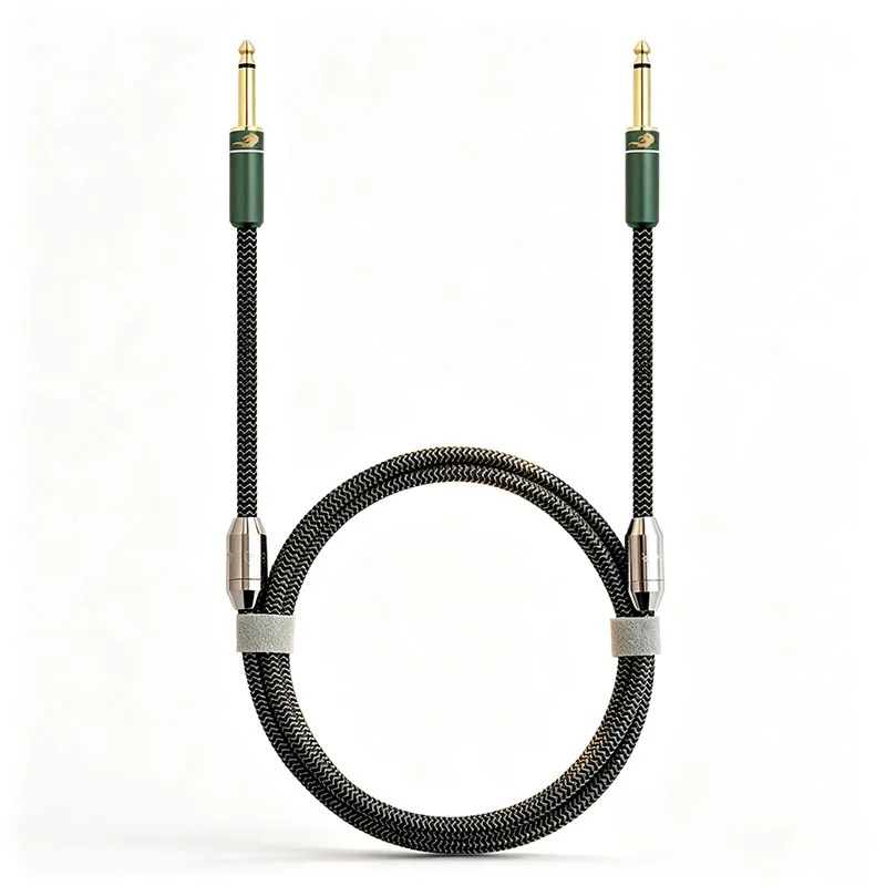 6.35mm To 6.35mm Mono TS Jack Cable for Amplifier Mixer Bass Guitar 1/2/3/5/10/20/30 Meter 6.35/6.5 Mm Audio Connector Male