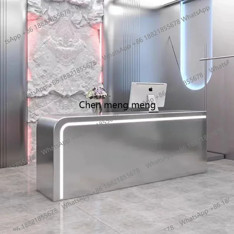 

Italian Style Designer Reception Desks Modern Clothing Store Simplicity Reception Desks Beauty Salon Furniture Receptionen