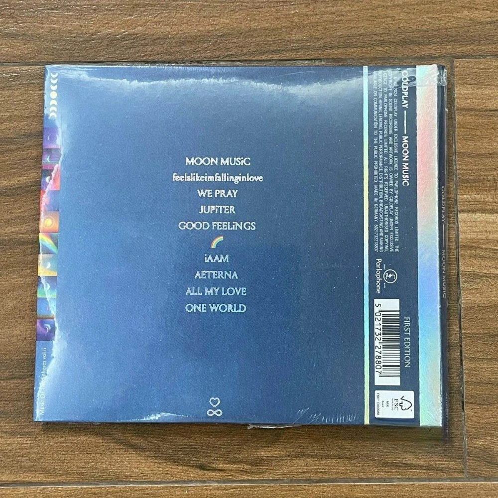 Coldplay Moon Music CD 2024 New Album 10th Studio Record Eco-Friendly Disc Pop Rock Sealed Full Moon Edition view 2