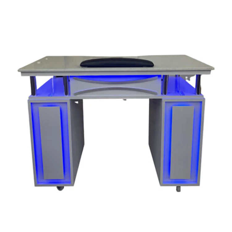 

Nails Table Salon Manicure Luxury Marble Nail Table with Vent for Professional Manicure