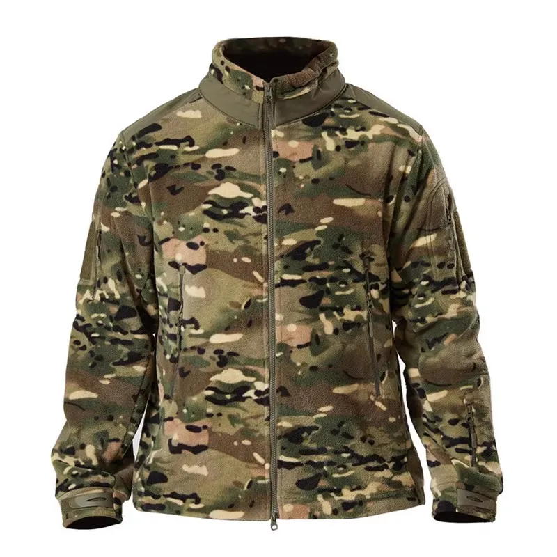 Heavy-Duty Fleece for Airsfot Sports, Mountain Climbing, Hunting Jacket, MC Polyester, 400g Weight, L3, 400g