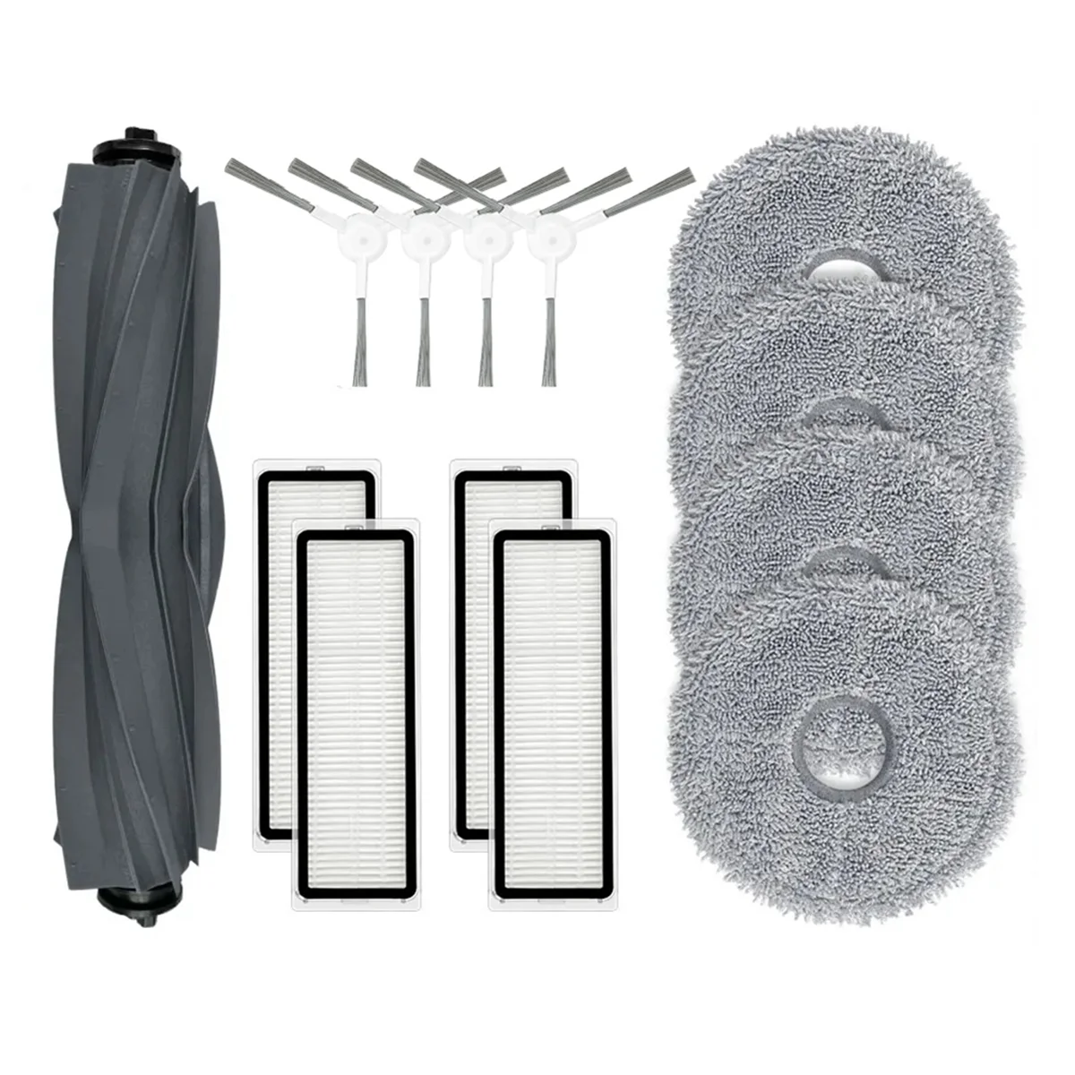 

A02V-For Dreame L10 Prime Robot Vacuum Cleaner Roller Main Side Brush Filter Mop Cloths Rag Spare Part Accessories