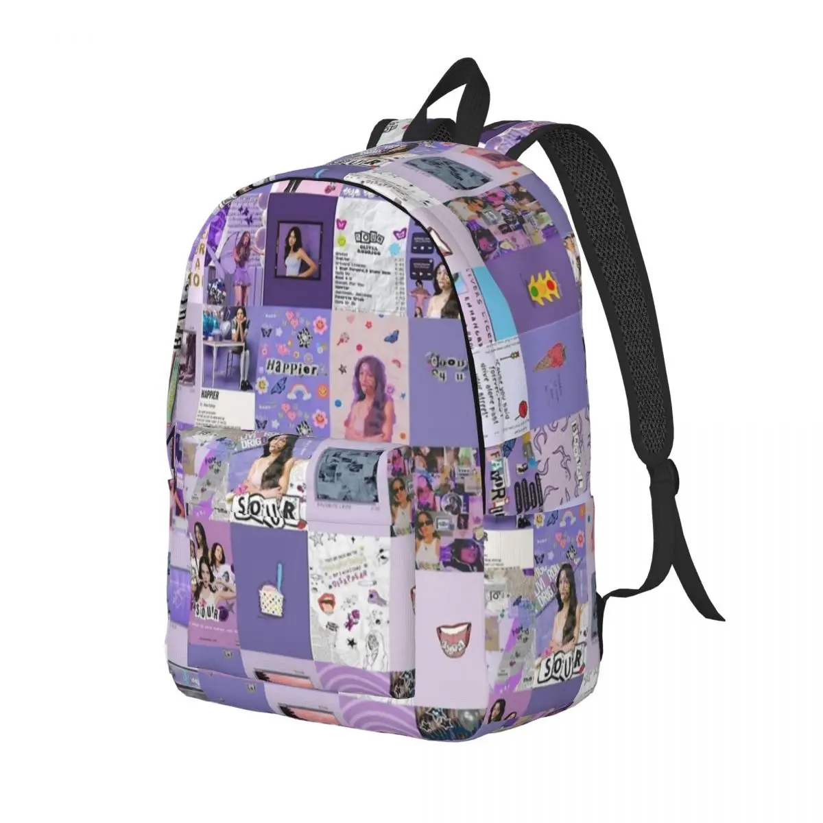 Mochila Olivia Vampire Rodrigos para homens e mulheres, coragem dançarina do sono, bolsa de ombro com bolso, mochila estudantil