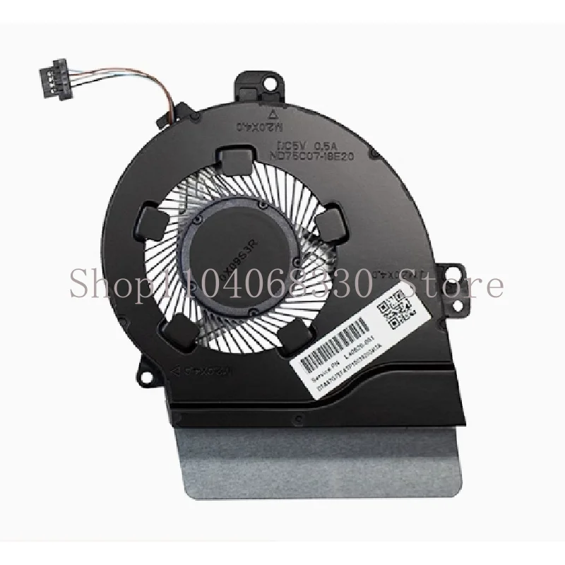 Imagem -03 - para hp 15-cs Tpn-q208 Cpu Gpu Ventilador de Refrigeração Cooler L40620001 L40619-001 Nd75c0718e19 Nd75c07-18e20 Novo