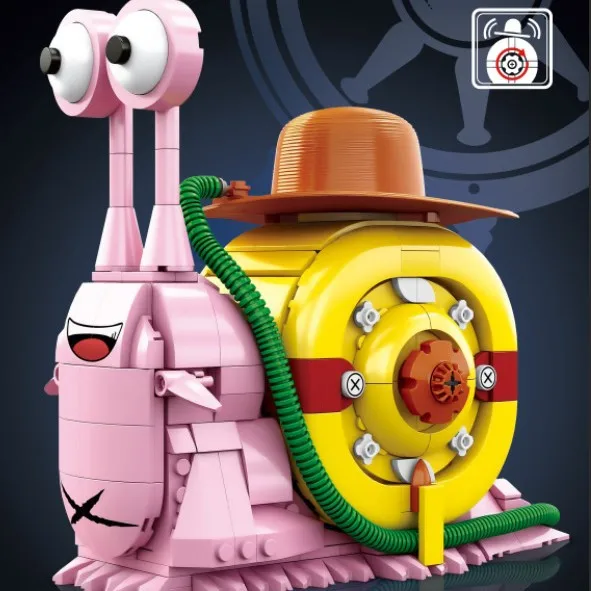 Kawaii Tier Den Den Mushi Schnecke D Protagonist Trafalgar Don Quijote Law Figur Baustein Kit Modell Spielzeug Action Sammlung
