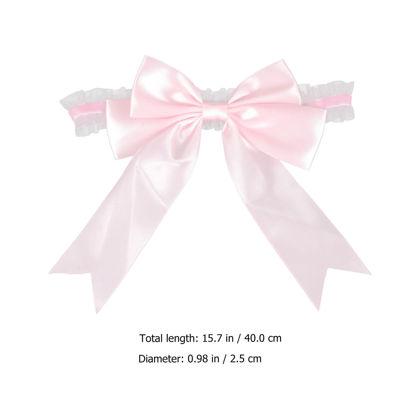 

Pink Bridal Lace Garter Soft Flexible Wedding Leg Band For Thigh Up To 60Cm Sexy Decorative Accessory Lace Garter Bridal Clothes