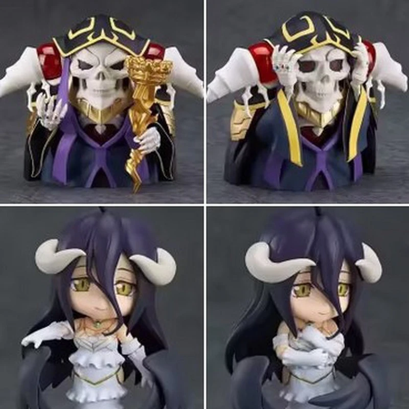 10cm Overlord Ainz Ooal Gown New 631# Doll Cartoon Anime Action Figure Pvc Toys Collection Figures For Friend Gift Birthday Gift