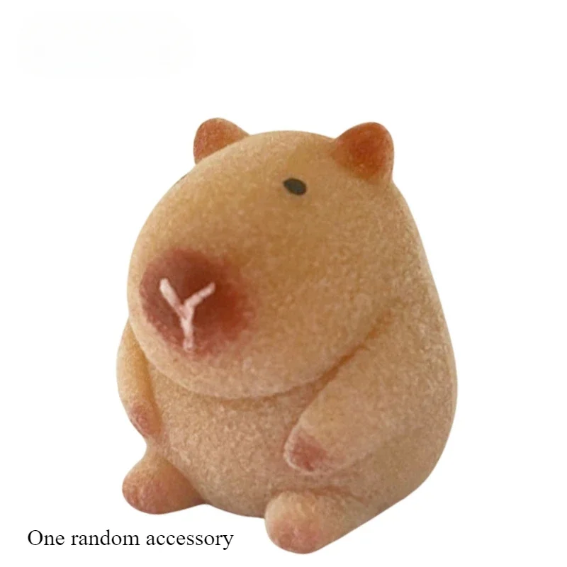 1-20PCS TPR Capibara Impastare Divertimento Sollievo dallo stress Rimbalzo lento Carino Nuovo Kapybara Impastare Giocattoli Regalo per bambini Bomboniere