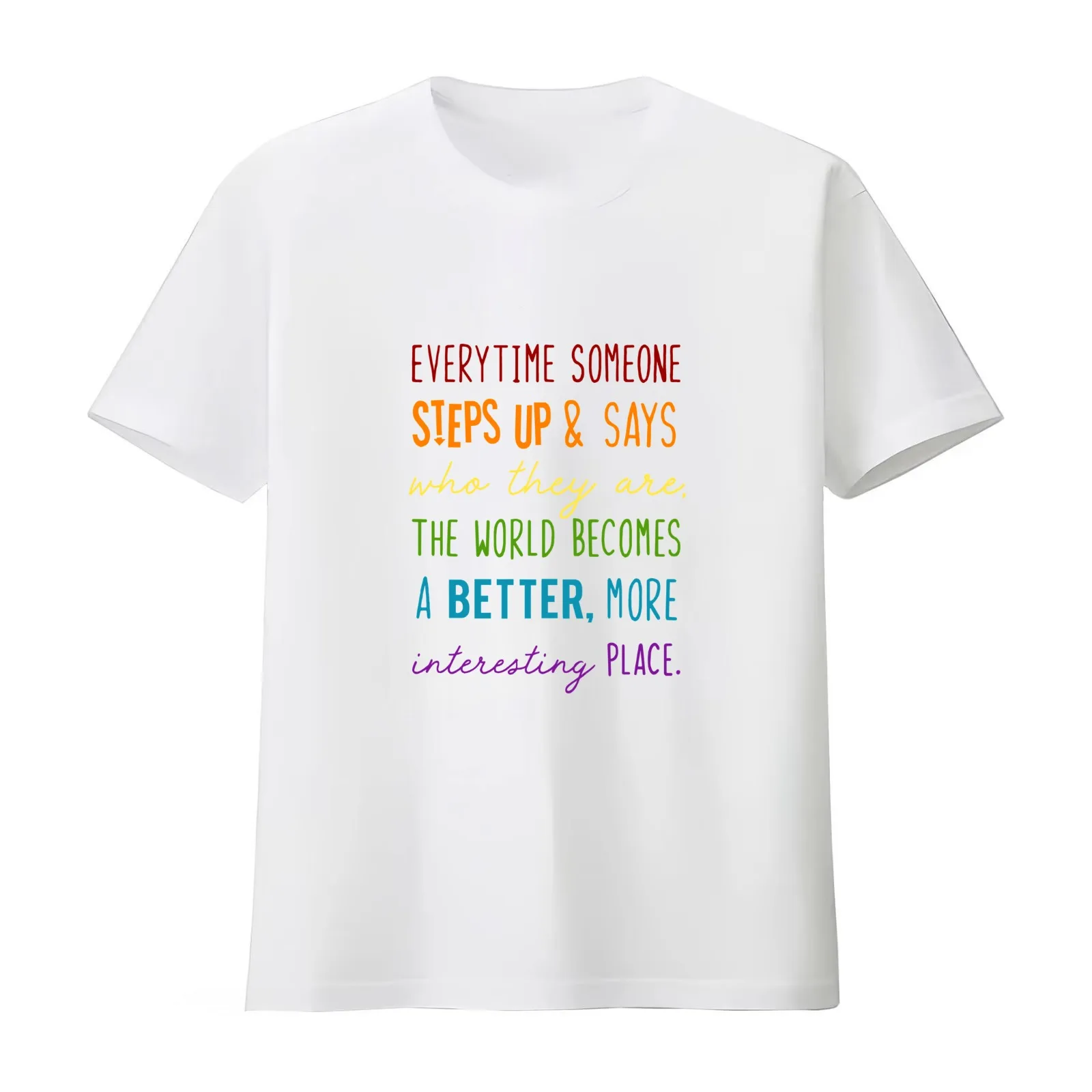 Captain Holt LGBTQ+ Quote T-Shirt Summer Casual Cotton Tee Oversized Streetwear Tops Vintage Graphic Print Unisex Men Women