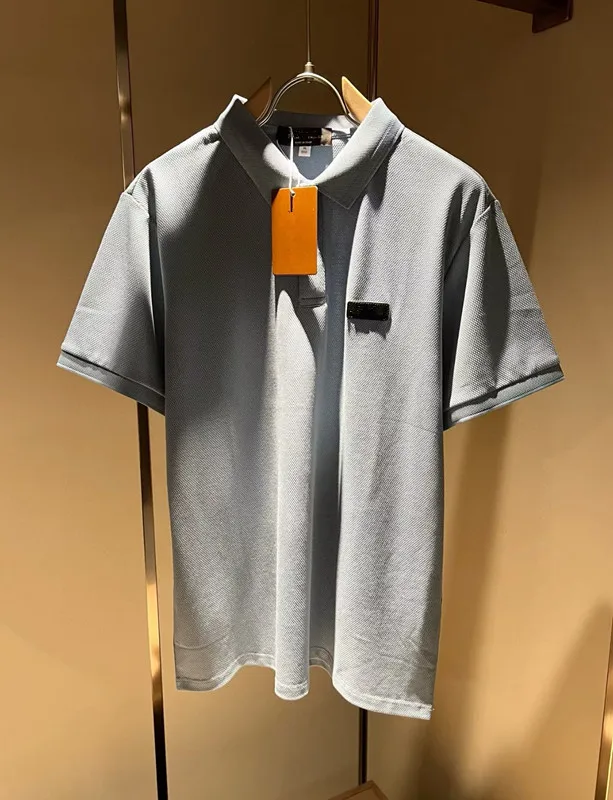

LP Italian 25SS lapel short-sleeved business simple casual polo shirt