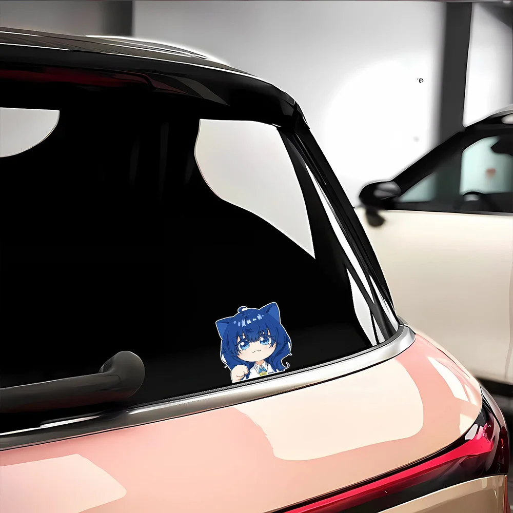 Anime Too Many Losing Heroines Car Windshield Body Vinyl Waterproof Stickers Cute Anna Yanami Decorate Decal Styling Accessories