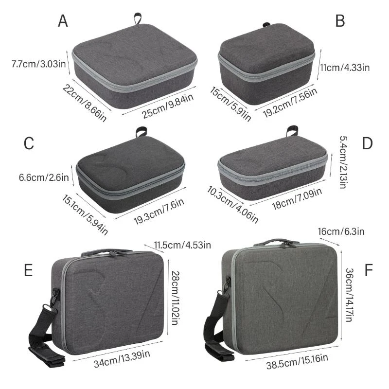 Storage Bag for Avata 2 Drones Batteries Convenient Solution for Travel Convenient Optional Protective Case