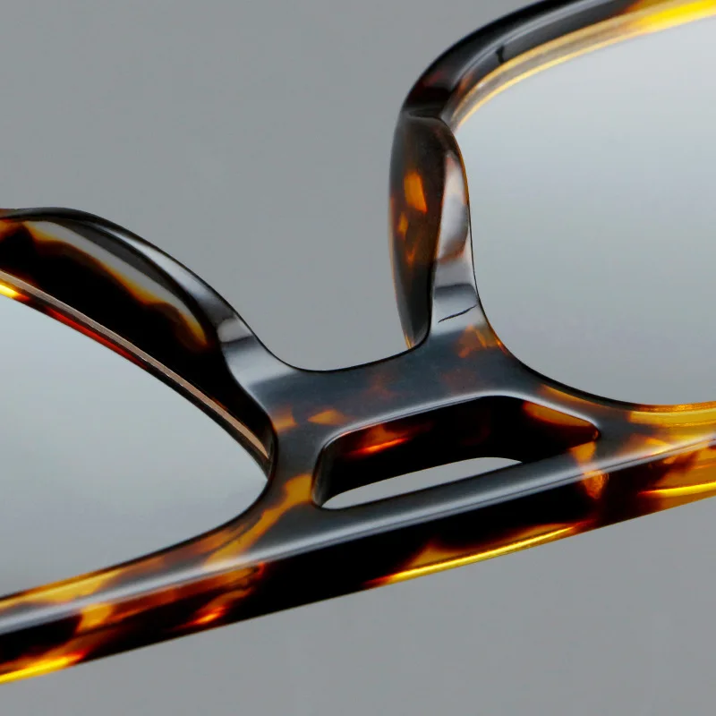 KIZN 레트로 패션 하프 프레임 남성 여성 라운드 아세테이트 근시 안경 프레임 고급 광학 안경 비즈니스 -0.50 ~ -6.0