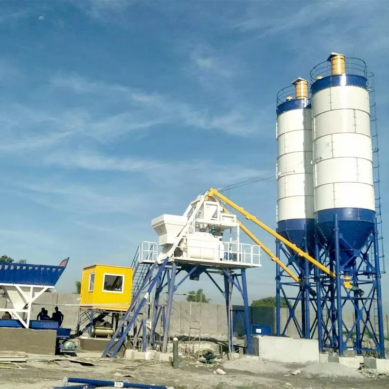Customized Hot Selling HZS75 Ready Mixed Concrete Batching Plant Concrete Mixing Plant Concrete Plant for Sale