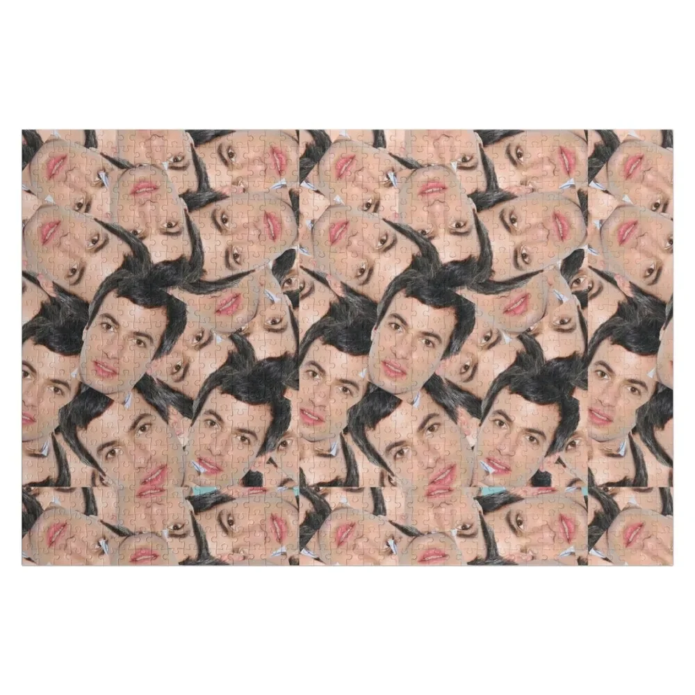 

Nathan For You Face Collage Jigsaw Puzzle Customizable Gift Custom Wooden Name Puzzle
