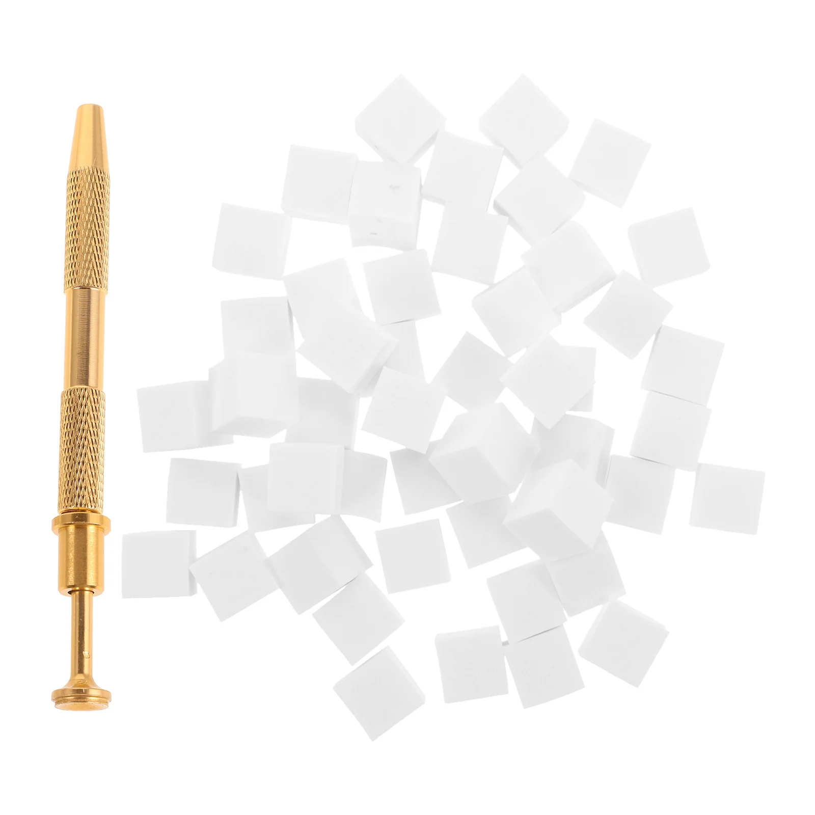 50개 스펀지 도구 세트 다기능 그라데이션 네일 블러쉬 아이섀도우 적용 DIY 매니큐어 키트 스펀지 옴브레 네일 아트