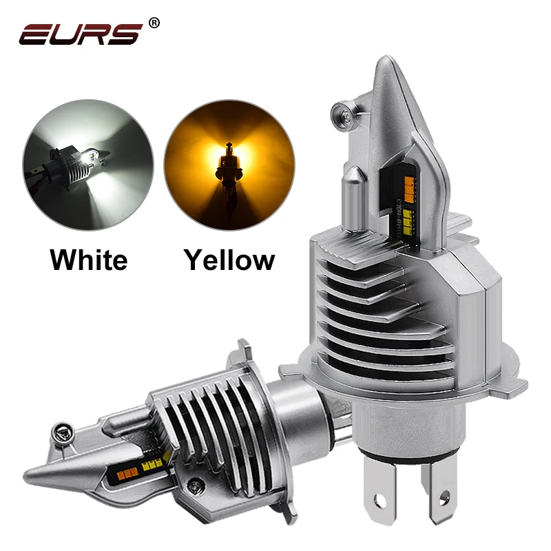 

EURS H4 9003 HB2 LED Headlight Bulbs 12V 24V 80W 16000LM Diode Lamps LED H4 4300K For Cars High Beam Dipped Beam 6000K 8000K