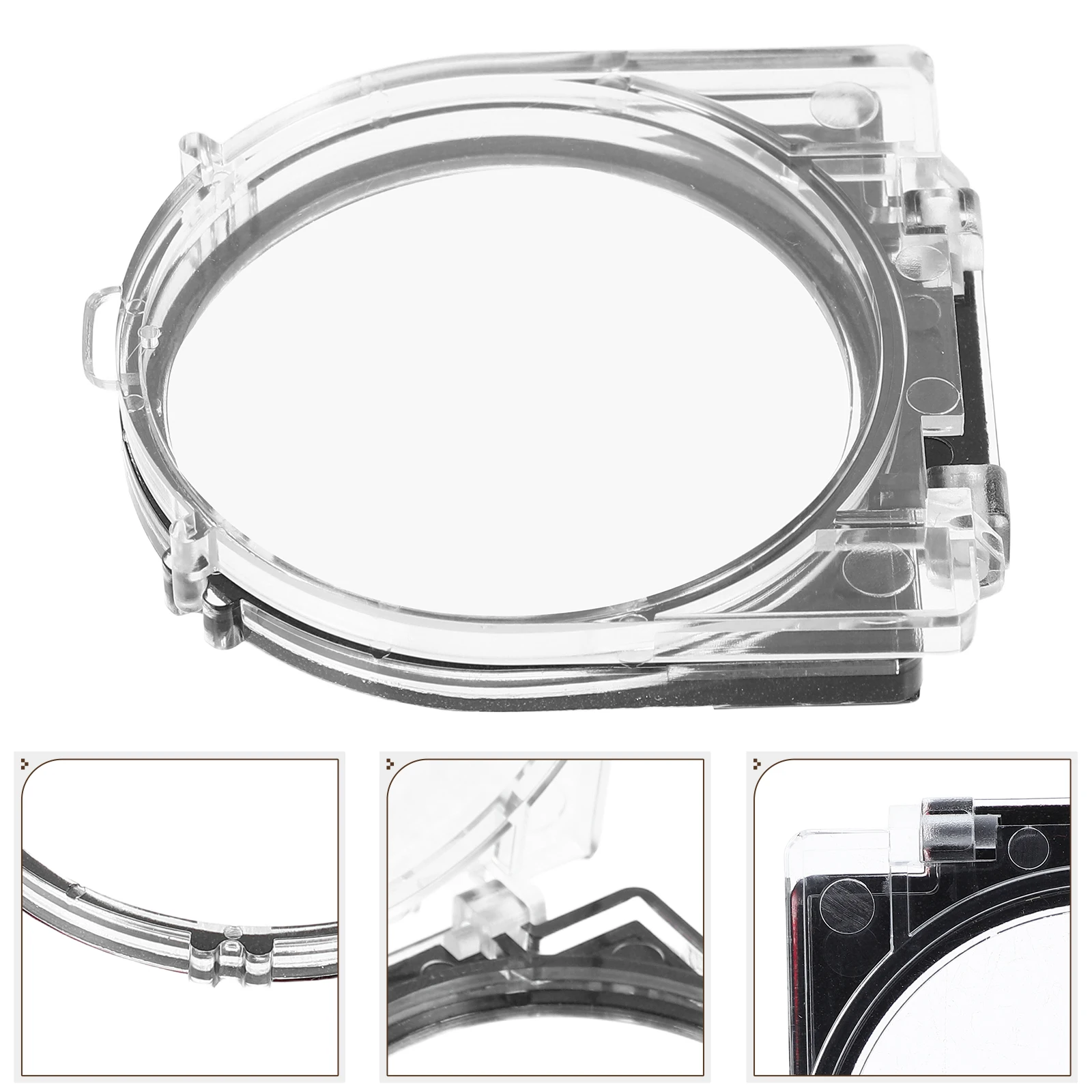 

Plastic Switch Cover Protector Computer Power Button Guard Push Protective Transparent Material Wear Resistant Child Safety