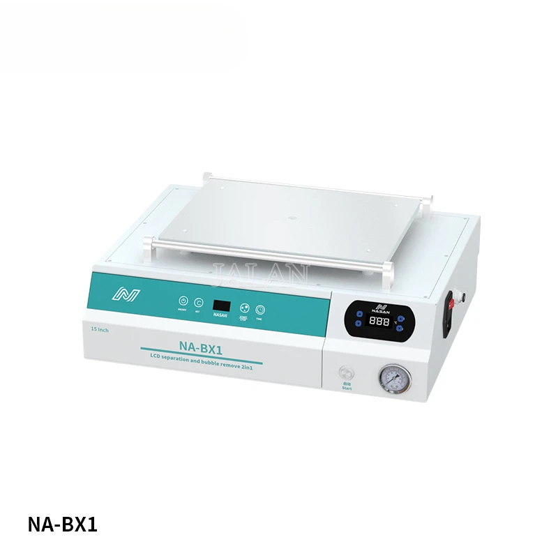 NASAN NA-BX1 2 in 1 Touch Control Mini Bubble Remover Separating Machine 15inch Defoaming Machine Built in Air Compressor