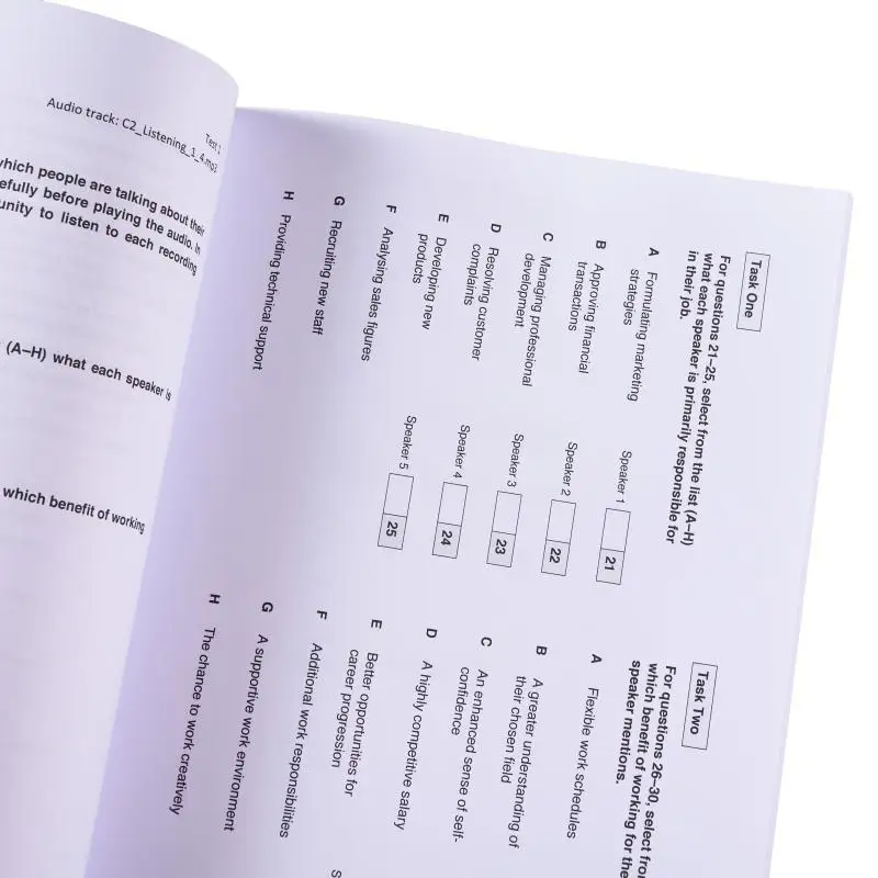 الاستماع C2 ستة اختبارات ممارسة لكامبريدج C2 الكفاءة جين تورنر التعليم الازدهار 9781913825621 كتاب