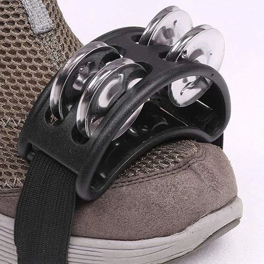 2 قطعة أجراس جلجل القدم أداة قرع الموسيقى التنوير الاطفال القدم جرس مرحلة الأداء مرافقة #4