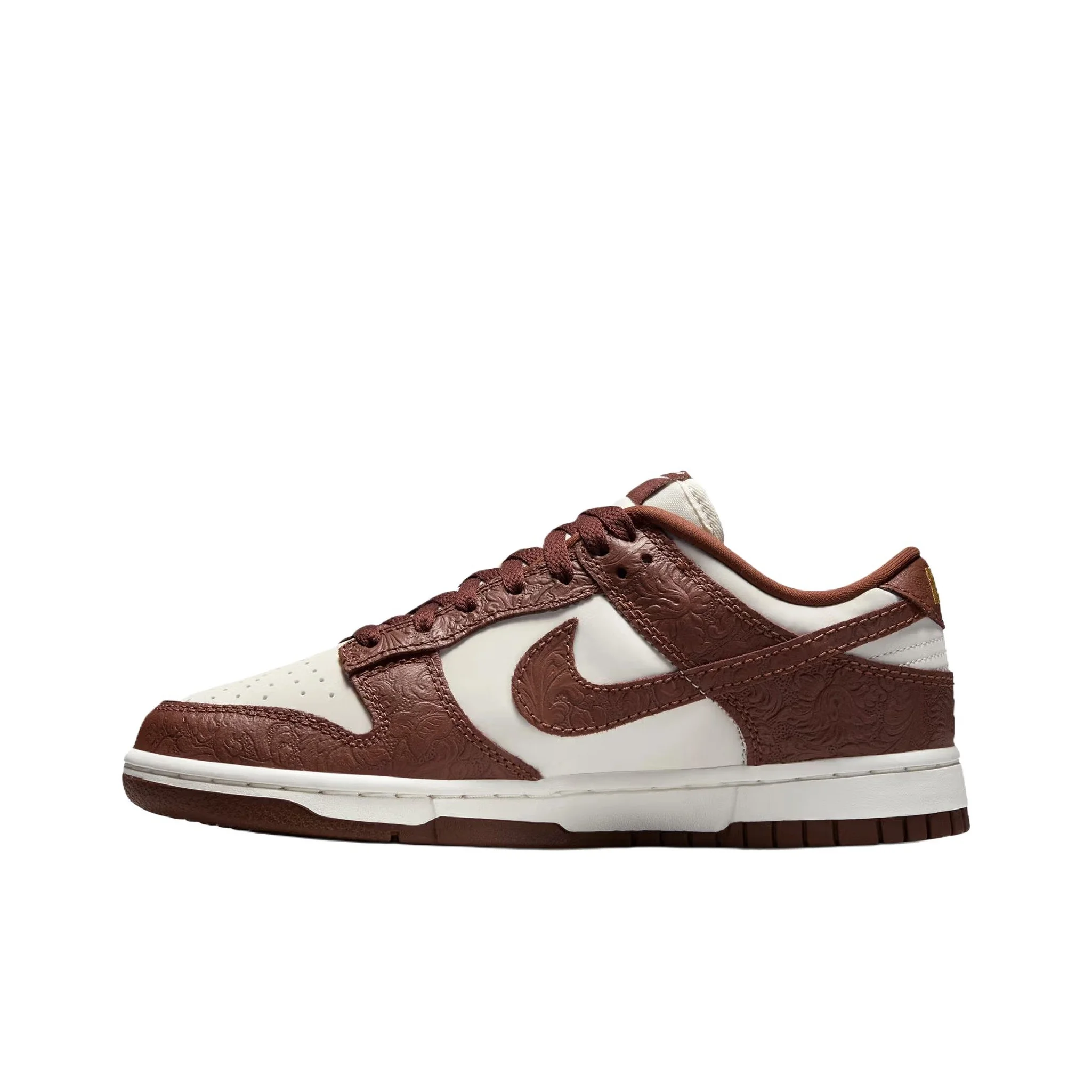 WMNS NIKE DUNK LOW IF3944-100 Dunk Low Top Skateboard Shoes Women's White Brown