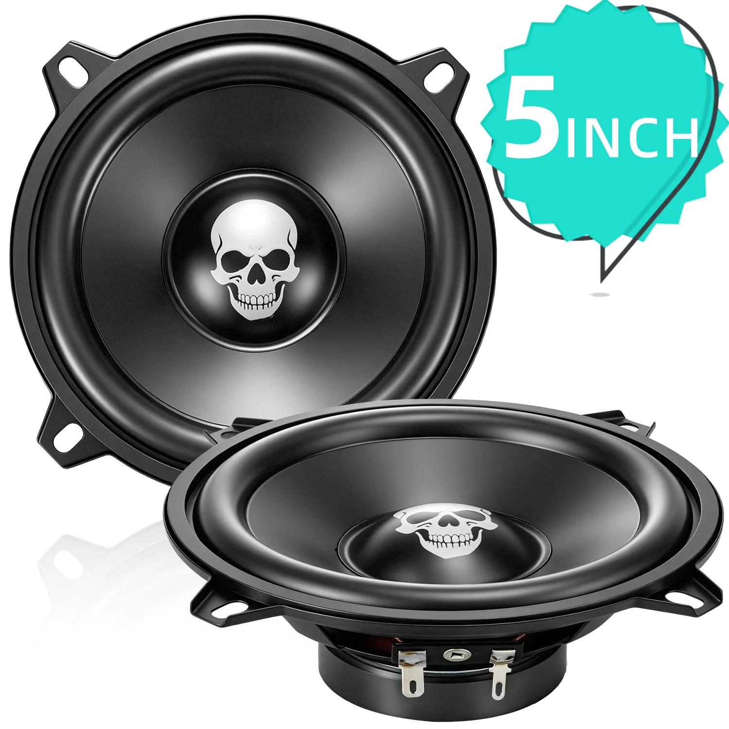 1 Pcs 5 Inch Midrange Bass Speaker Way High Quality 600W Powr 4Ohm Woofer Strong Bass Coverage Immersive listening experience