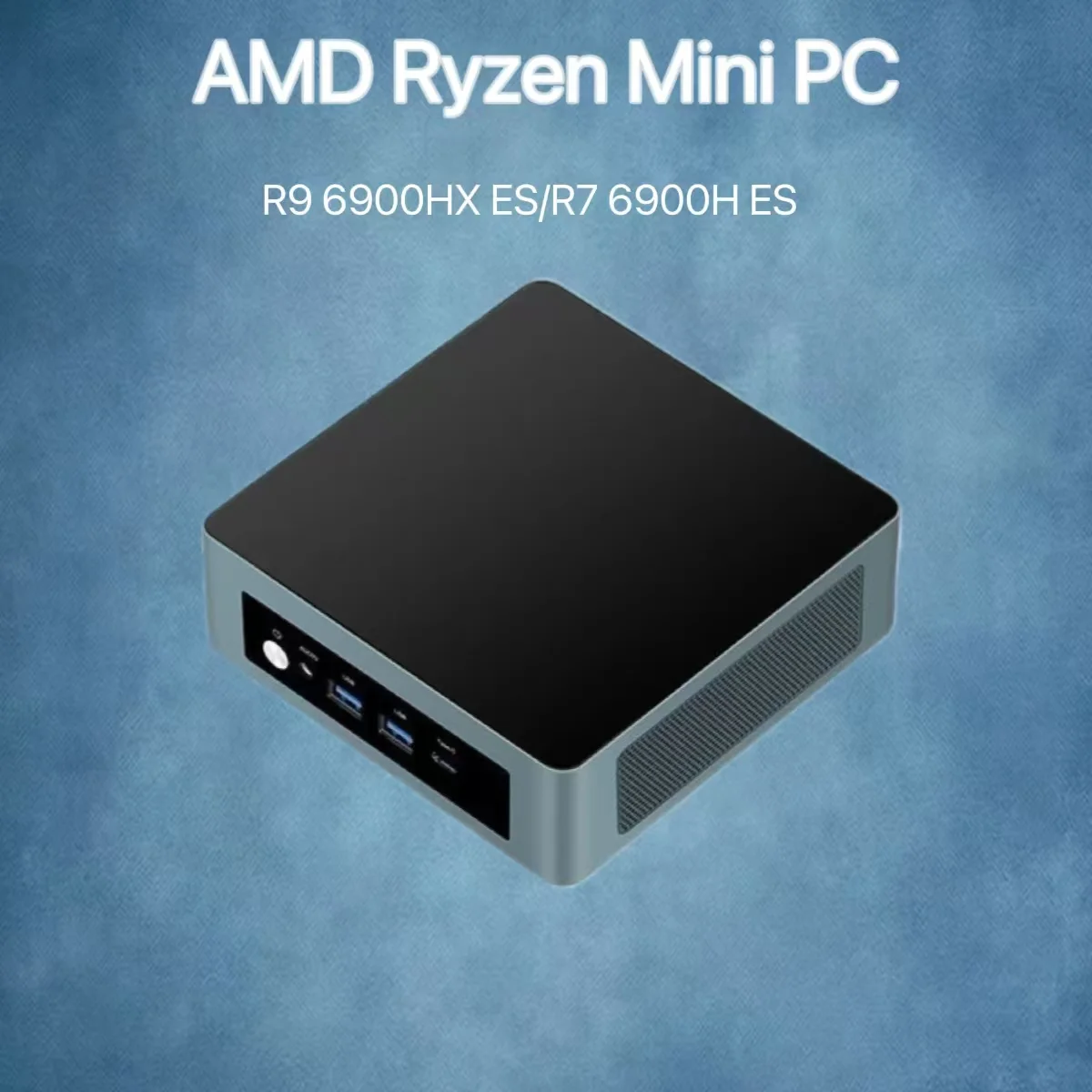 Gaming Mini PC Ryzen 9 6900HX ES 8 Core 2xDDR5 2xLAN 2.5G NVMe USB4 Windows 11 Pro Mini Gaming Computer Desktop WiFi6E