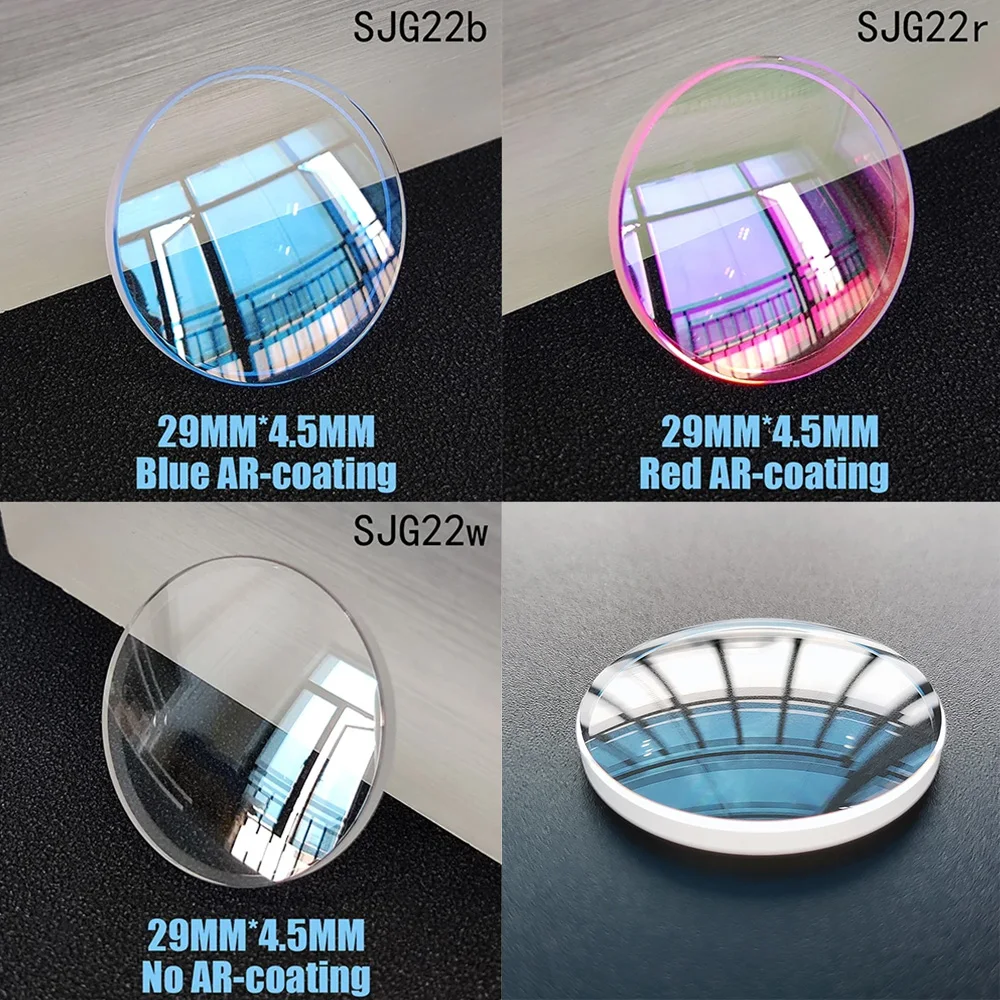 

29mm*4.5mm Sapphire Glass Double Dome Watch Glass For SNZH53 SNZH55 SNE541P SNE537 SNE518 Kinetic SKA371 SKA369 SBCZ025 Parts