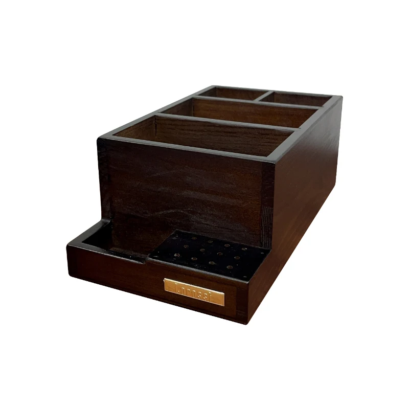 ไม้เล็บเจาะเครื่อง Bits ผู้ถือเล็บเจล Polish Remover ทําความสะอาดผ้าฝ้ายจัดเก็บเล็บเครื่องมือคอนเทนเนอร์