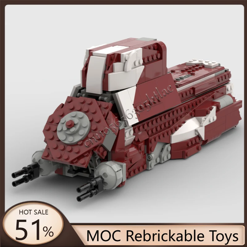 

447 PCS Moc Star Battle Series Transport combat airship Model Building Blocks Bricks Creative Assembly Educational Toys Kid Gift