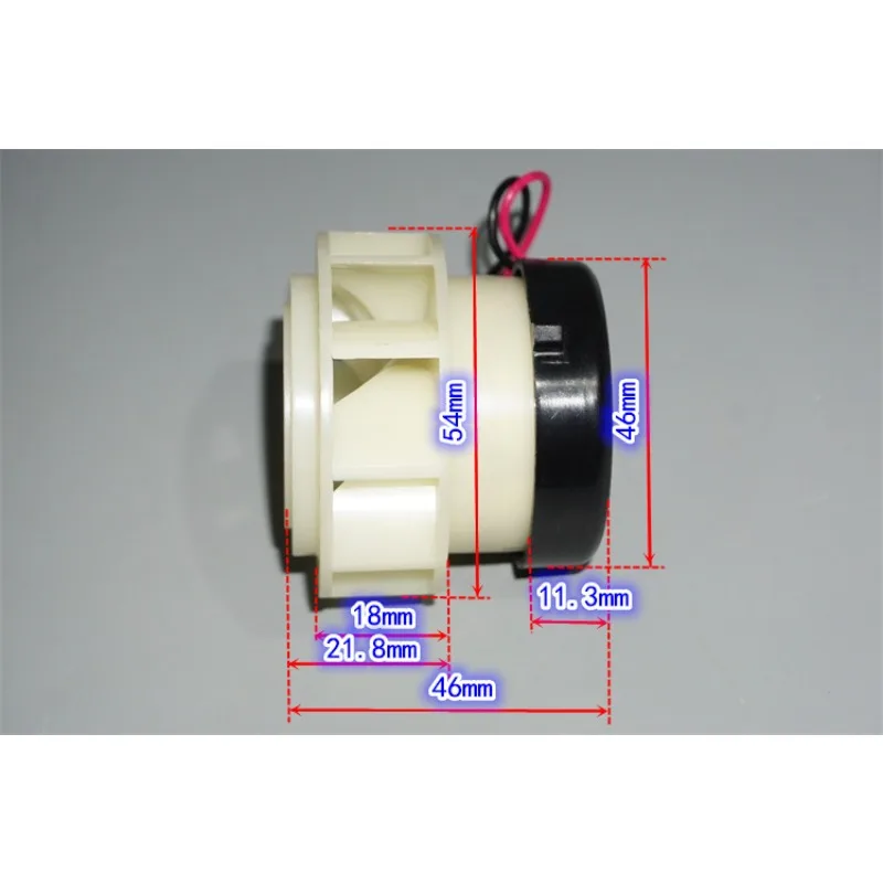 12V/15V 1.1A 13000RPM 고속 브러시리스 터보 모터, 듀얼 볼 베어링 16W 내장 드라이버 진공 청소기 블로워용