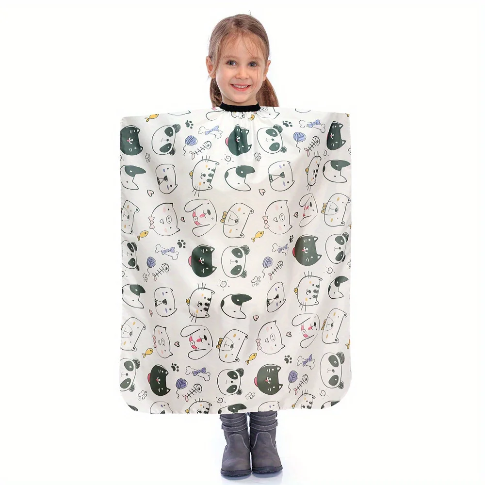 

Children's Cartoon Hair Cutting Bib, Non Stick Hair Cutting Bib, Hair Salon Bib, Hair Cutting Bib, Animal Bib