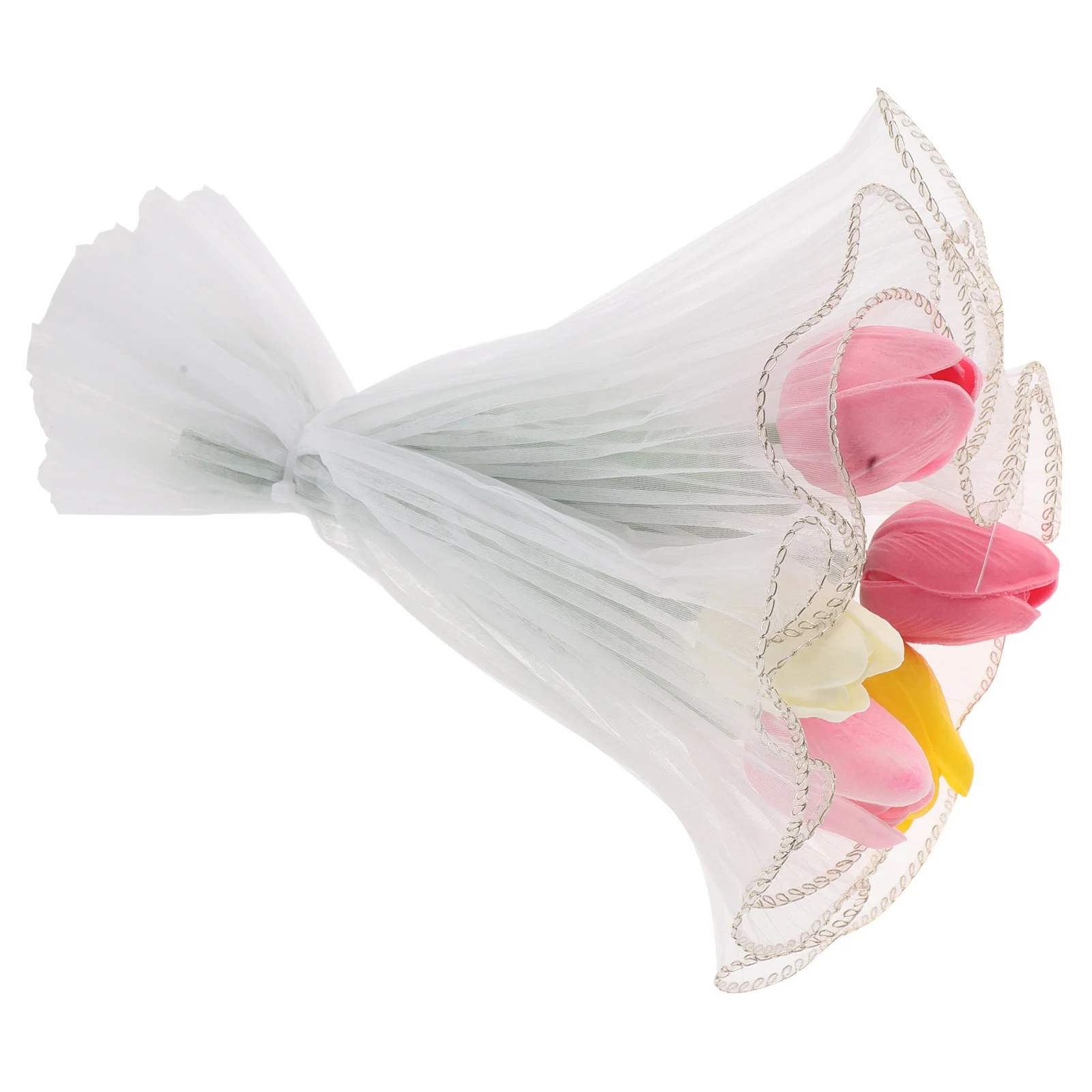 

Car Tulip Bouquet Mini Artificial Flower Arrangement For Car Interior Dashboard Decoration Stylish Automotive Ornament