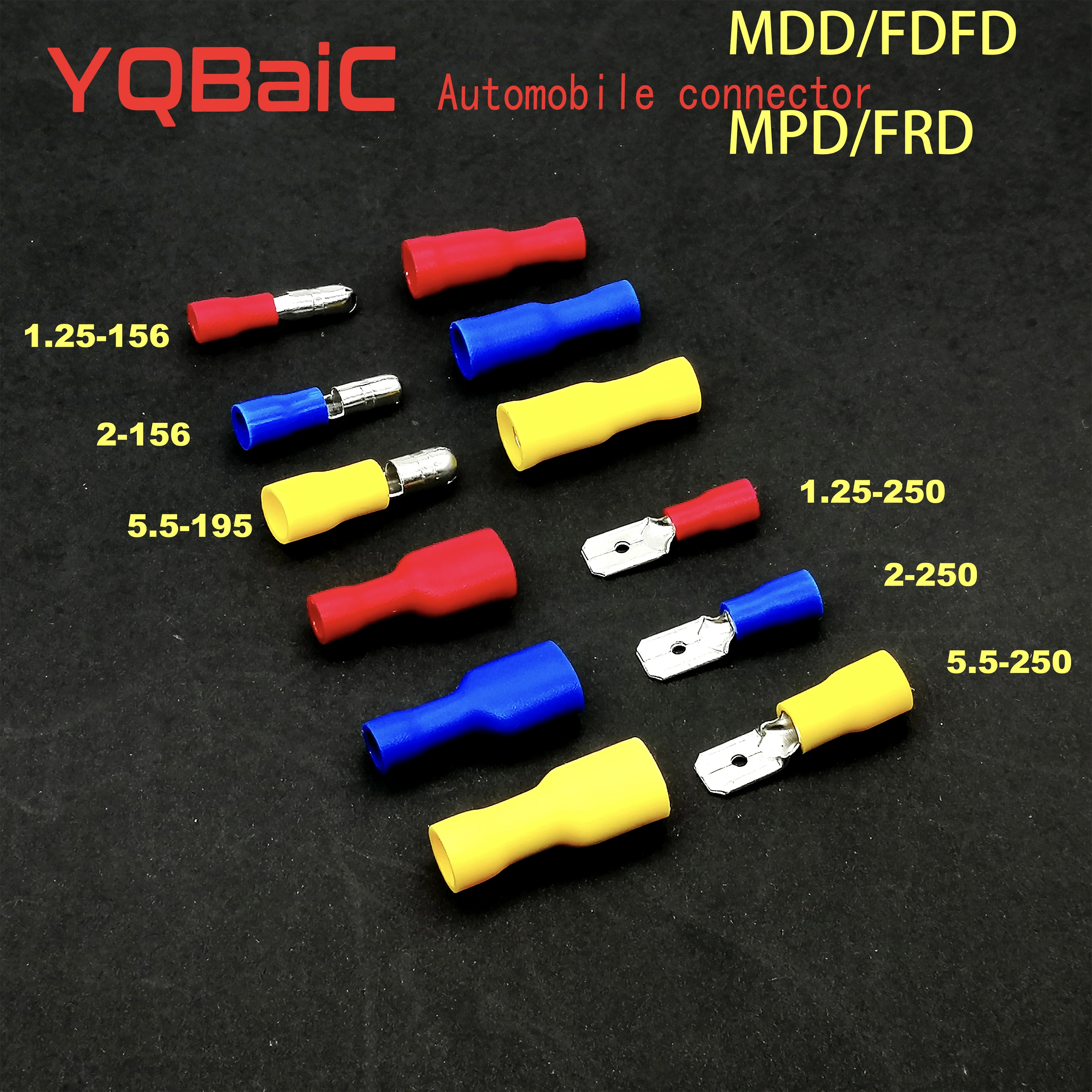 MDD/FDFD MPD/FRD Weiblich Männlich PVC Stecker Elektrische Verdrahtung Stecker Isolierte Crimp/Kugel Terminal Spaten 10-22AWG