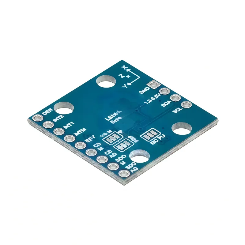 LSM9DS19 Nine-Axis IMU Electronic Compass Accelerometer Gyroscope Magnetometer/Inertial Measurement Sensor Module 12C SPIGY-LSM9